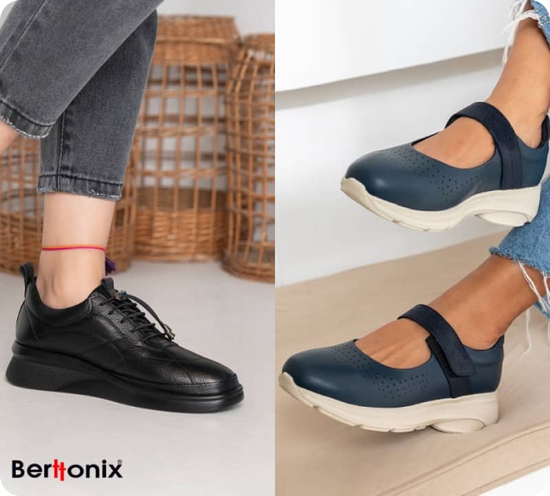 کفش طبی زنانه پنجه پهن